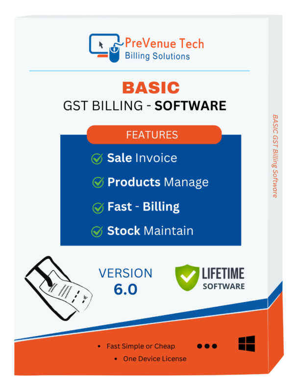 Basic GST Billing Software 2.0 (Lifetime)