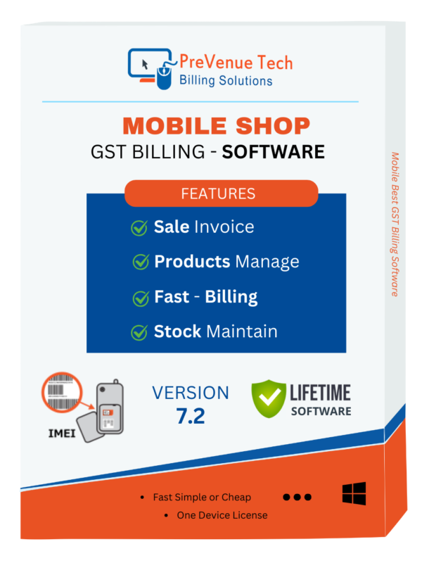 Mobile GST Billing Software With IMEI No.