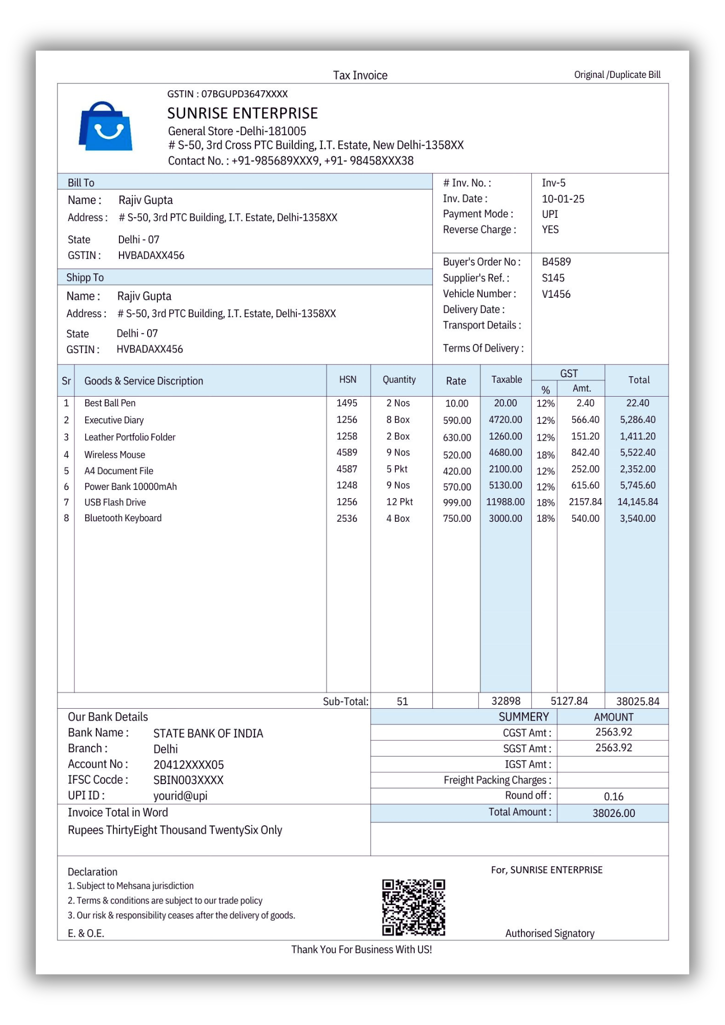 gst-invoice-format gst-invoice-format